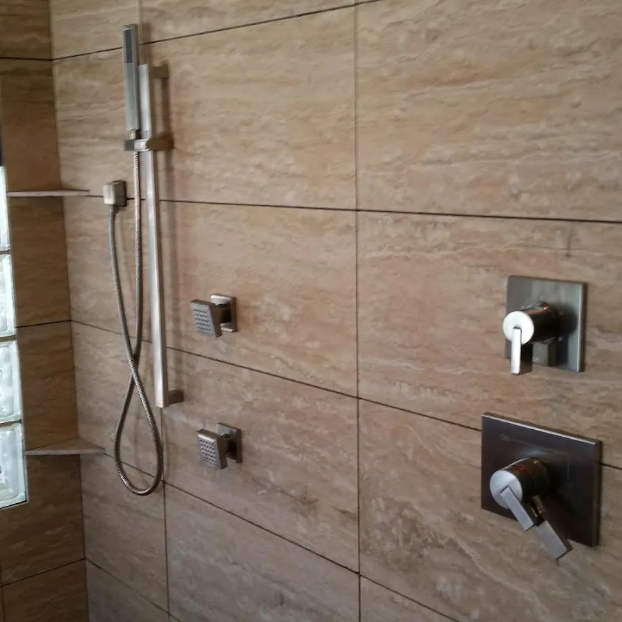 Shower fixture installation for Gas Line Repair in Groves